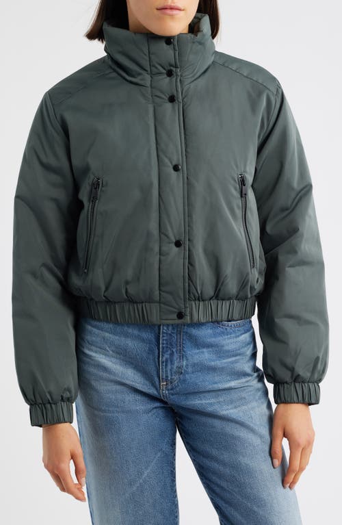 Brooklyn Industries Chic Crop Jacket In Gray