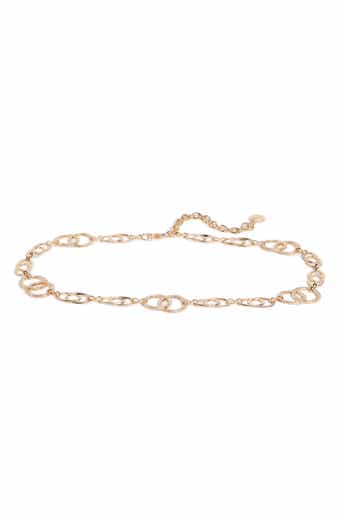 Vince Camuto Double Circle Chain Link Belt