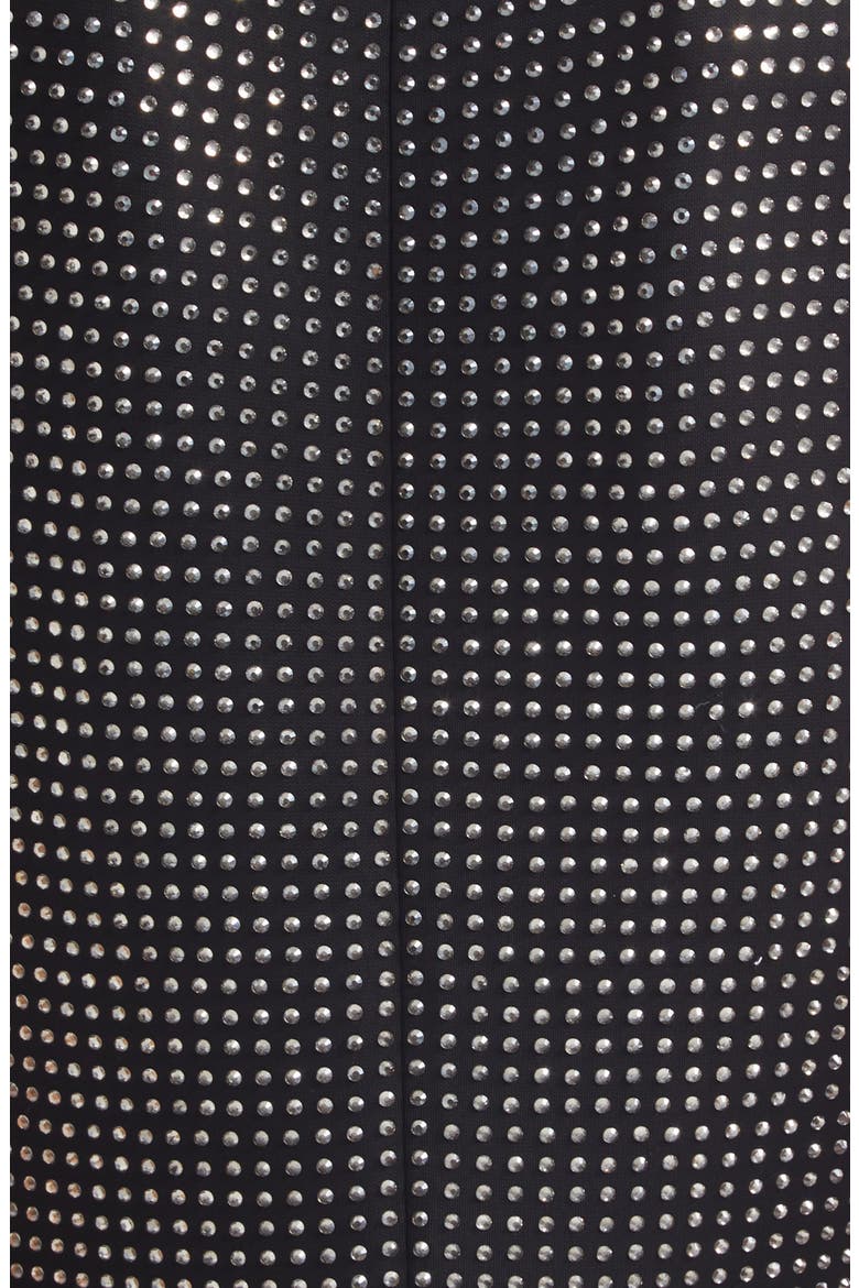 Crystal Embellished Sleeveless Minidress, Alternate, color, BLACK