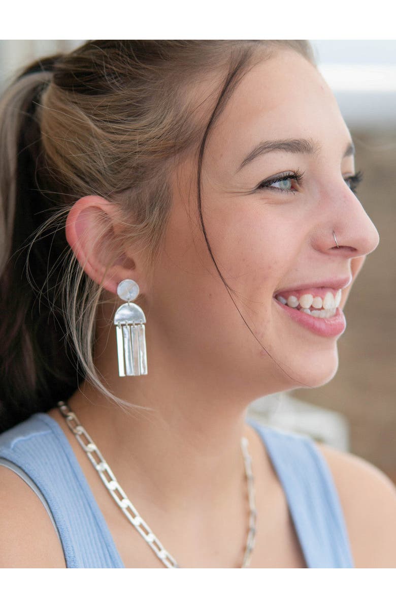 Fair Anita Rainy Day Earrings, Alternate, color, Silver
