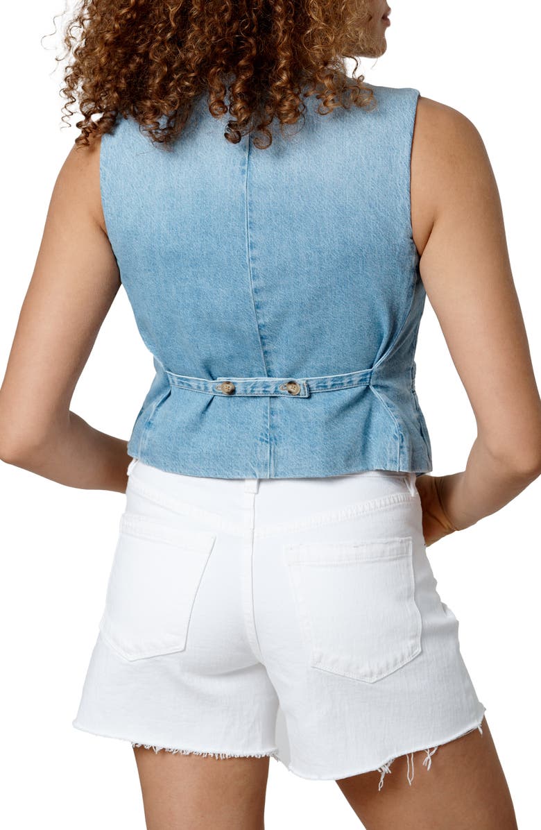 BLANKNYC Denim Vest, Alternate, color, Head To Head