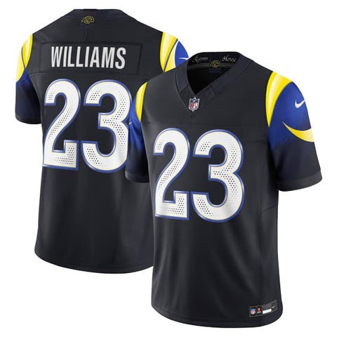 Men's Nike Kyren Williams Midnight Blue Los Angeles Rams 2025 Rivalries Collection Limited Jersey