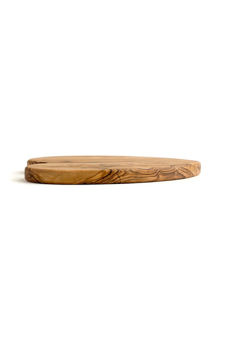 Olivewood Cutting Board, Heart Shape, 8.66 x 8.27 x 0.63", Alternate, color, Brown