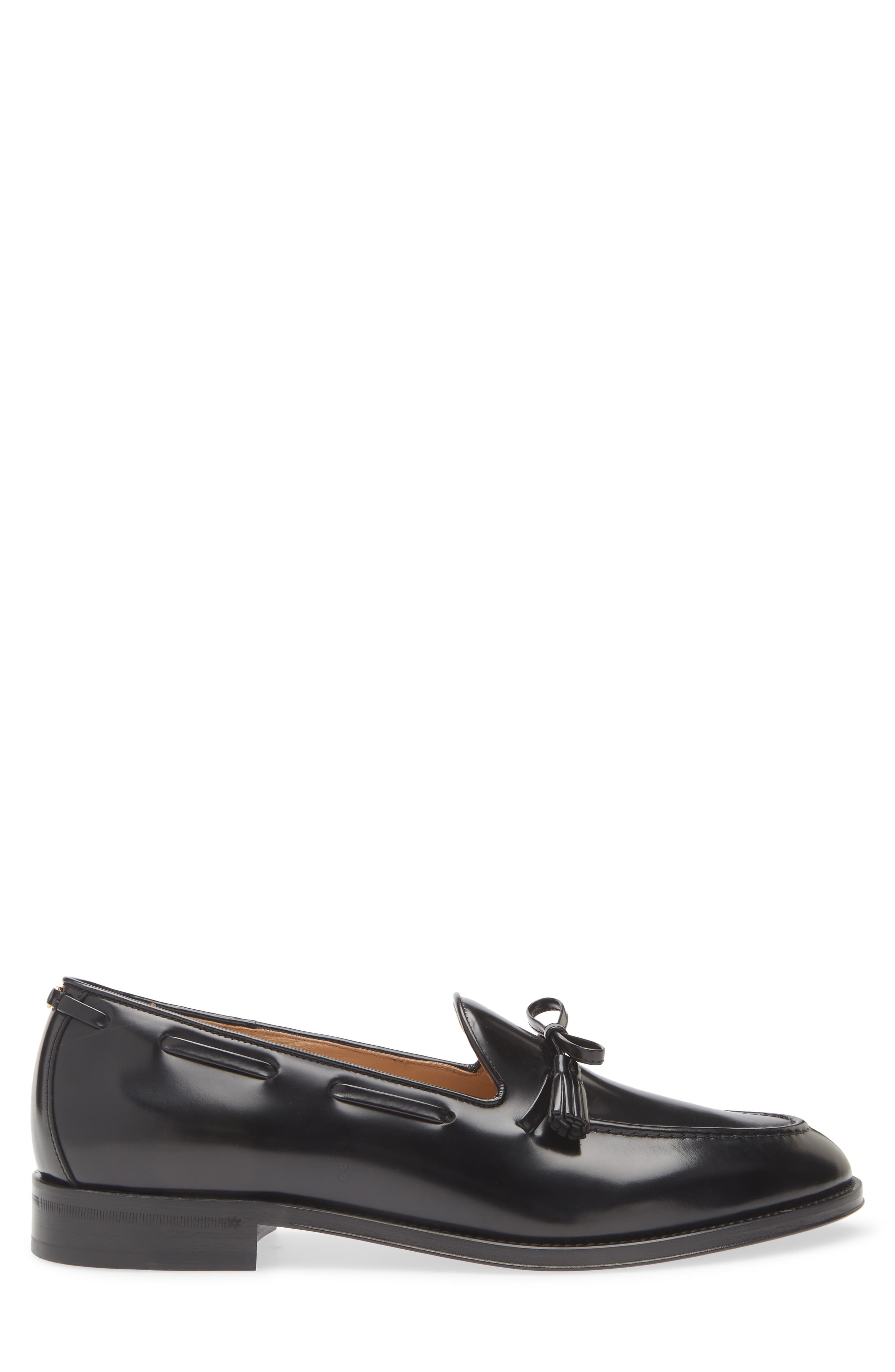 Valentino Garavani Bowshire Loafer, Alternate, color, Black