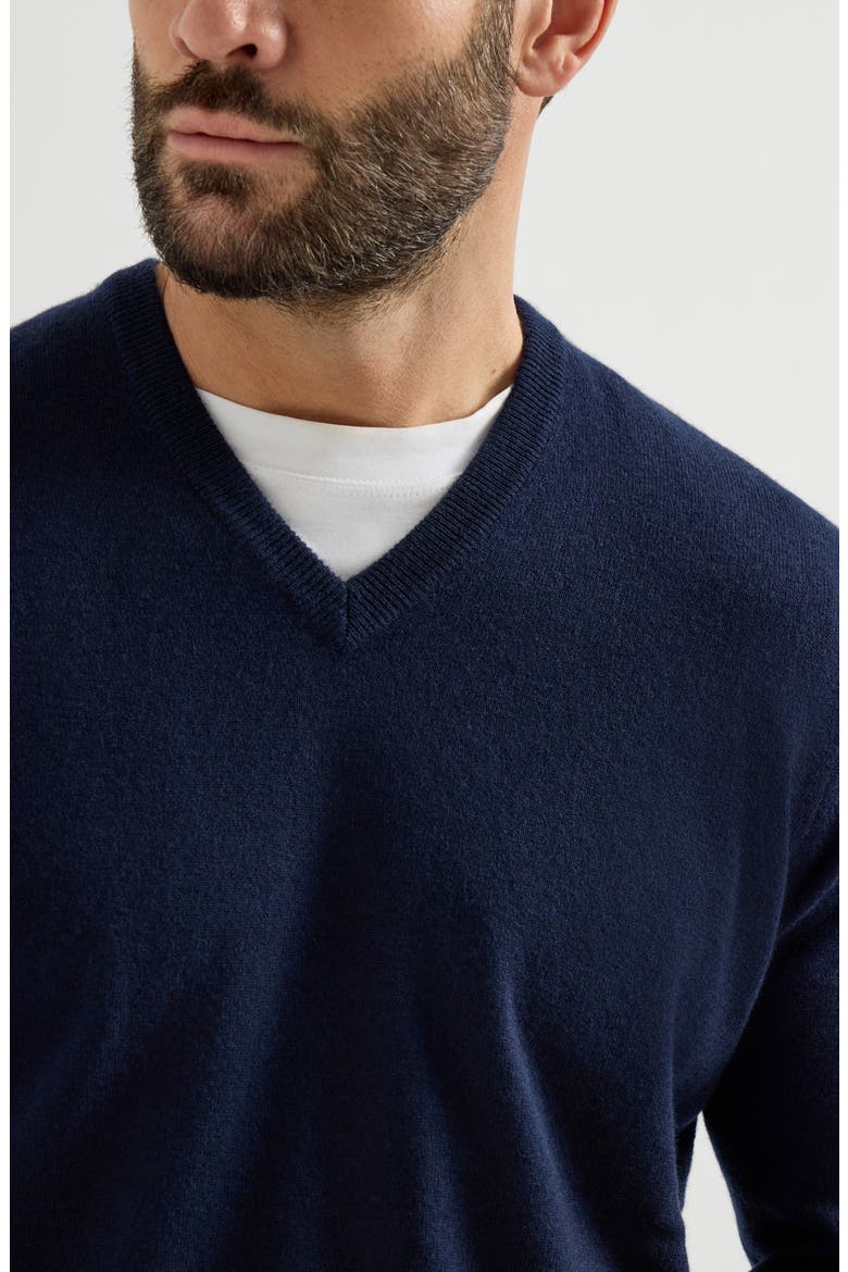 Cashmere sweater, Alternate, color, Navy Blue