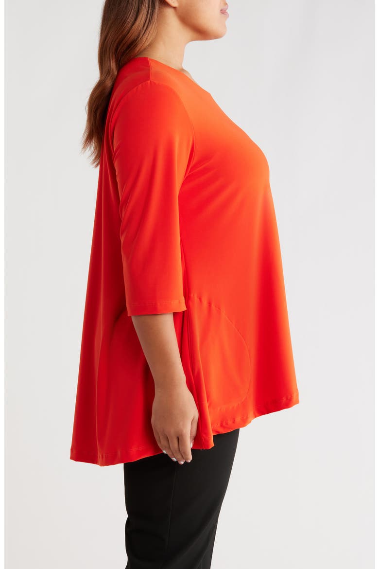 Swing Tunic, Alternate, color, PERSIMMON
