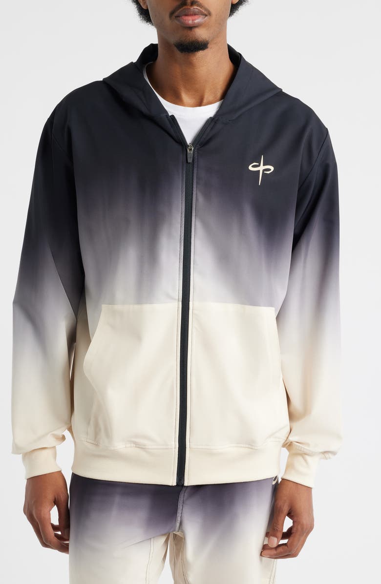 SANTO STUDIO Twitch Edition - Tempo Fade Tech Zip Jacket, Alternate, color, Cream