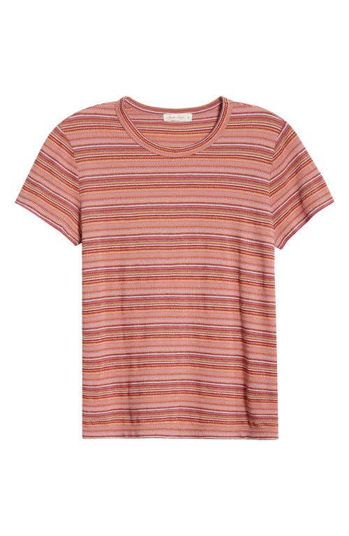 Marine Layer Jacquard Stripe Shirt In Multi