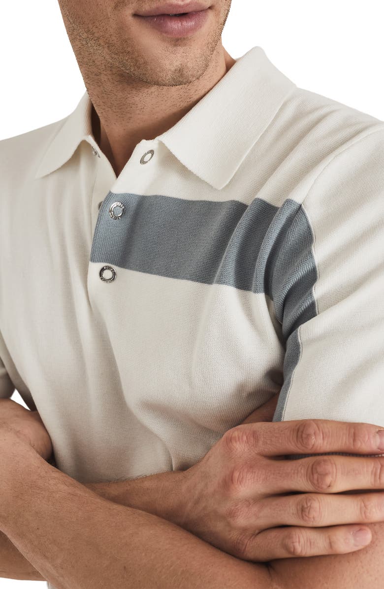 Reiss Wade Colorblock Short Sleeve Polo, Alternate, color,