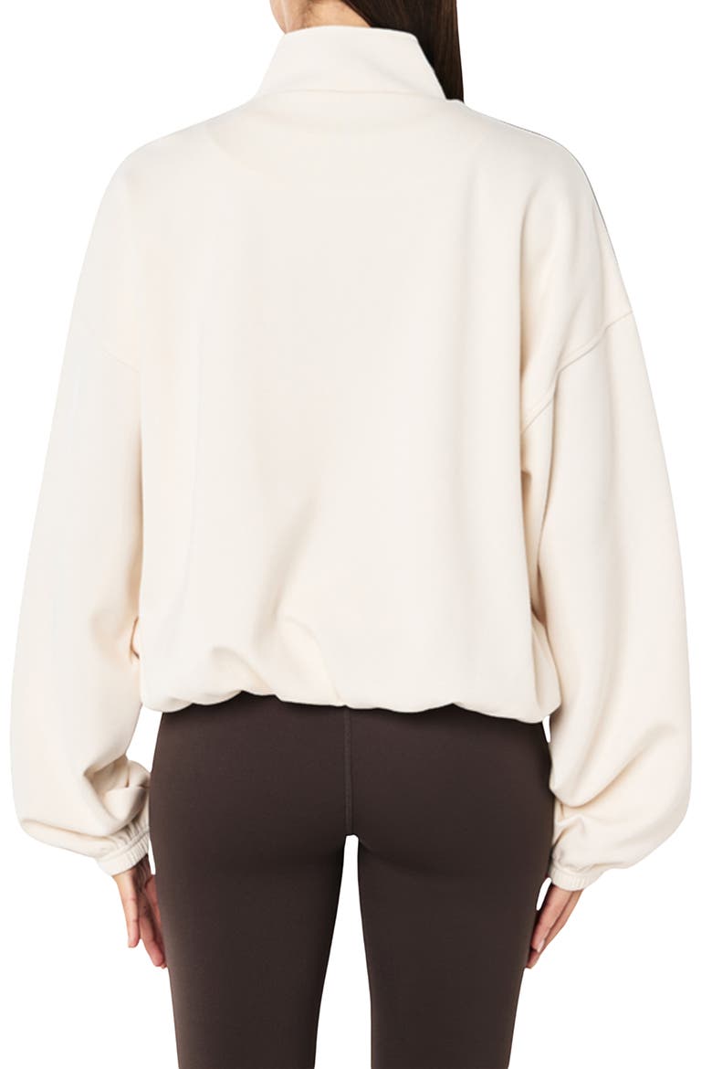 Precision Half Zip Top, Alternate, color, WHISPER WHITE