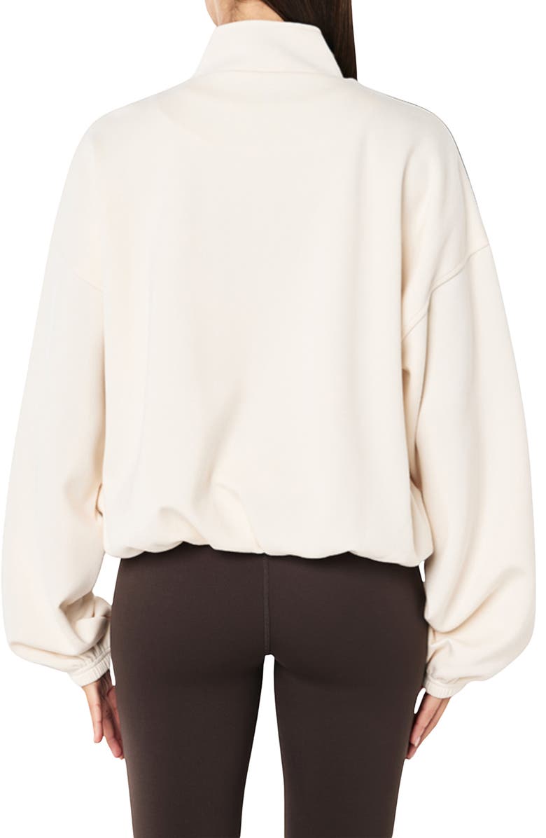 P.E Nation Precision Half Zip Top, Alternate, color, Whisper White