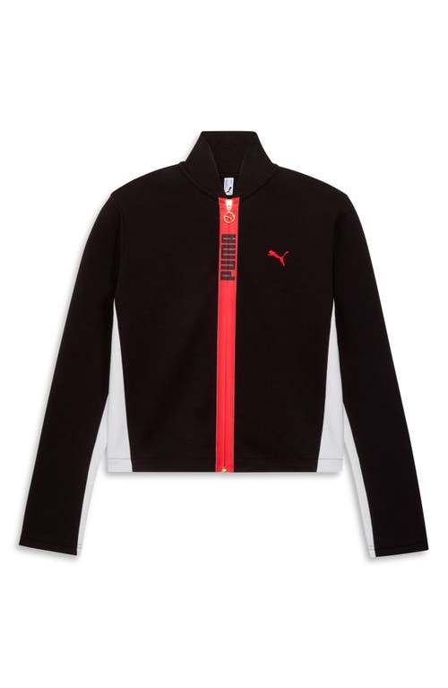 Puma T7 Slim Track Jacket In Black