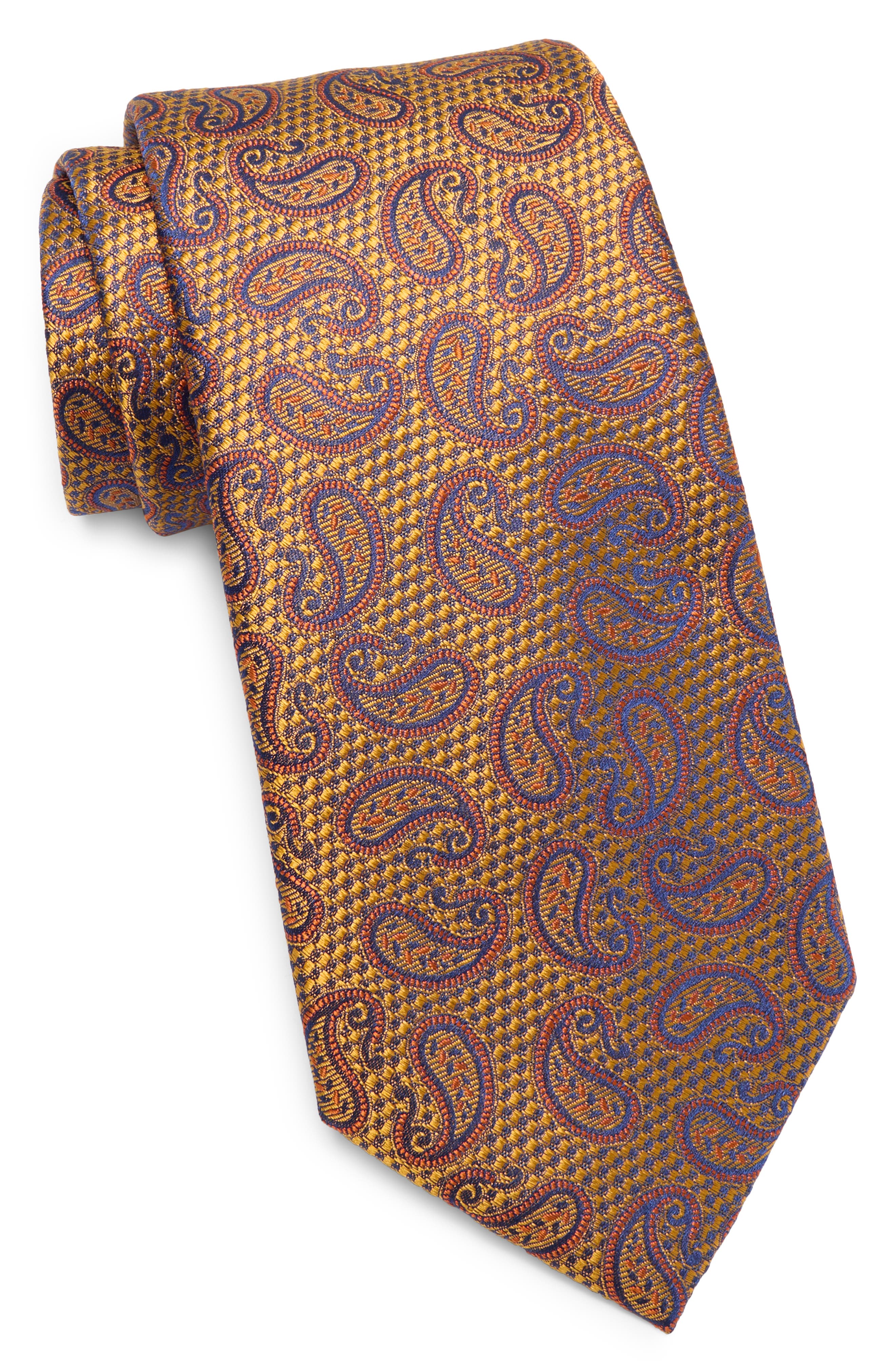 Ted Baker London Hazell Paisley Silk Blend Tie