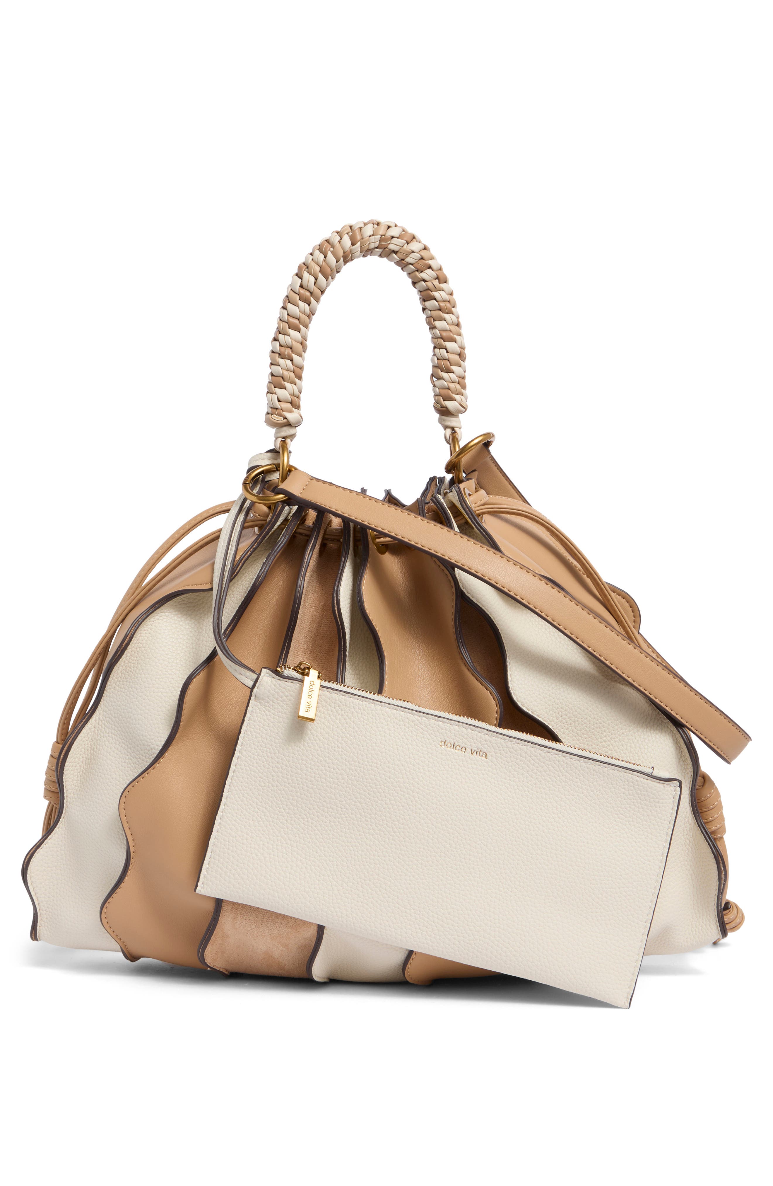 Dolce Vita Antoniaa Faux Leather Hobo, Alternate, color, Natural Multi