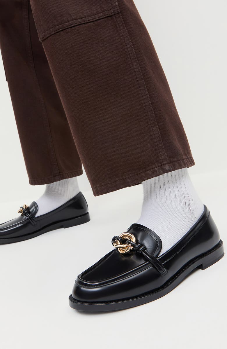 Loeffler Randall Roma Loafer, Alternate, color, Black