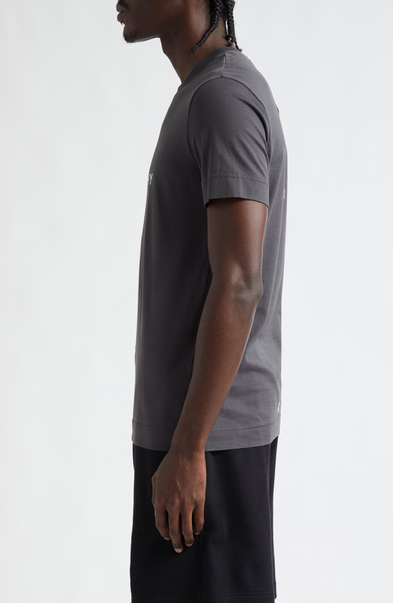 Givenchy Slim Fit Logo T-Shirt, Alternate, color, Charcoal