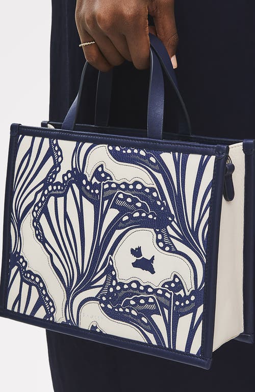 Radley Under The Sea Small Ziptop Satchel Bag In Gray