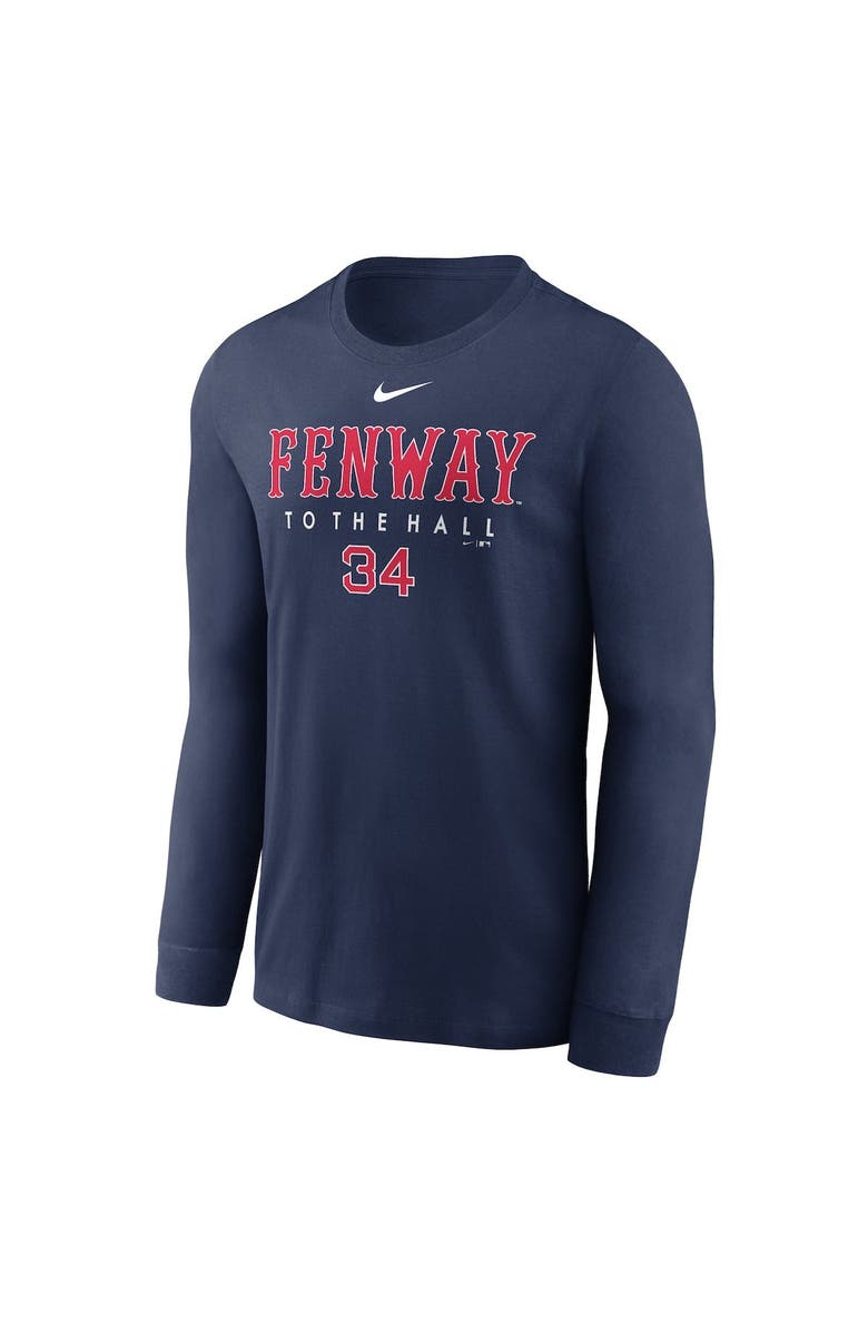 Nike Men's Nike David Ortiz Navy Boston Red Sox Hall of Fame Fenway Crew Neck T-Shirt, Alternate, color, Navy