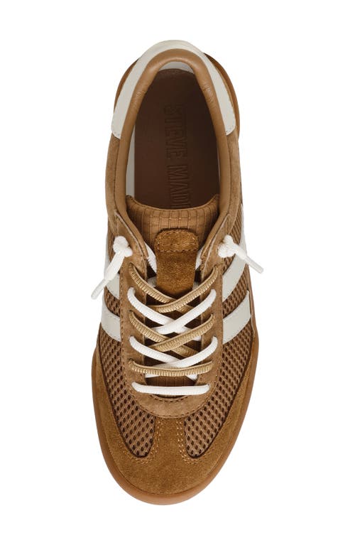 Shop Steve Madden Verdict Mesh Sneaker In Tan Multi