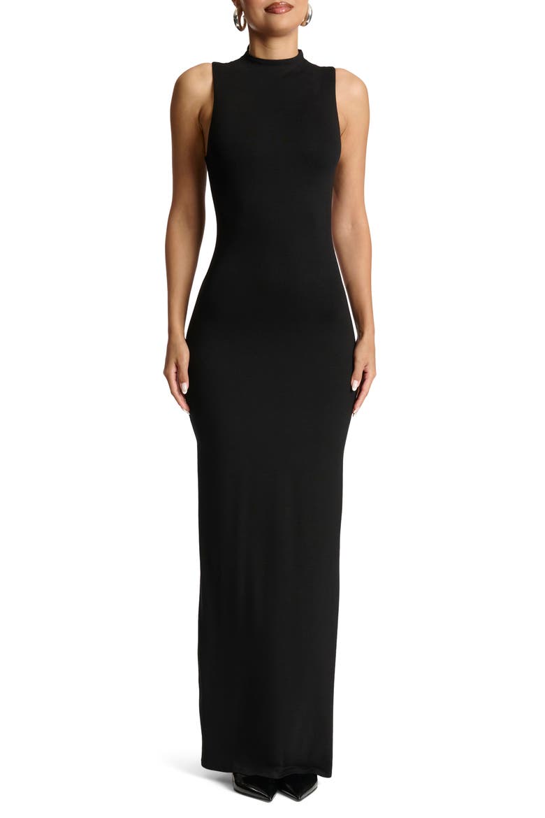 black maxi dress no sleeves Rush Dress | No Apologies Maxi Dress