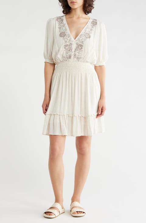 Bishop Sleeve Minidress