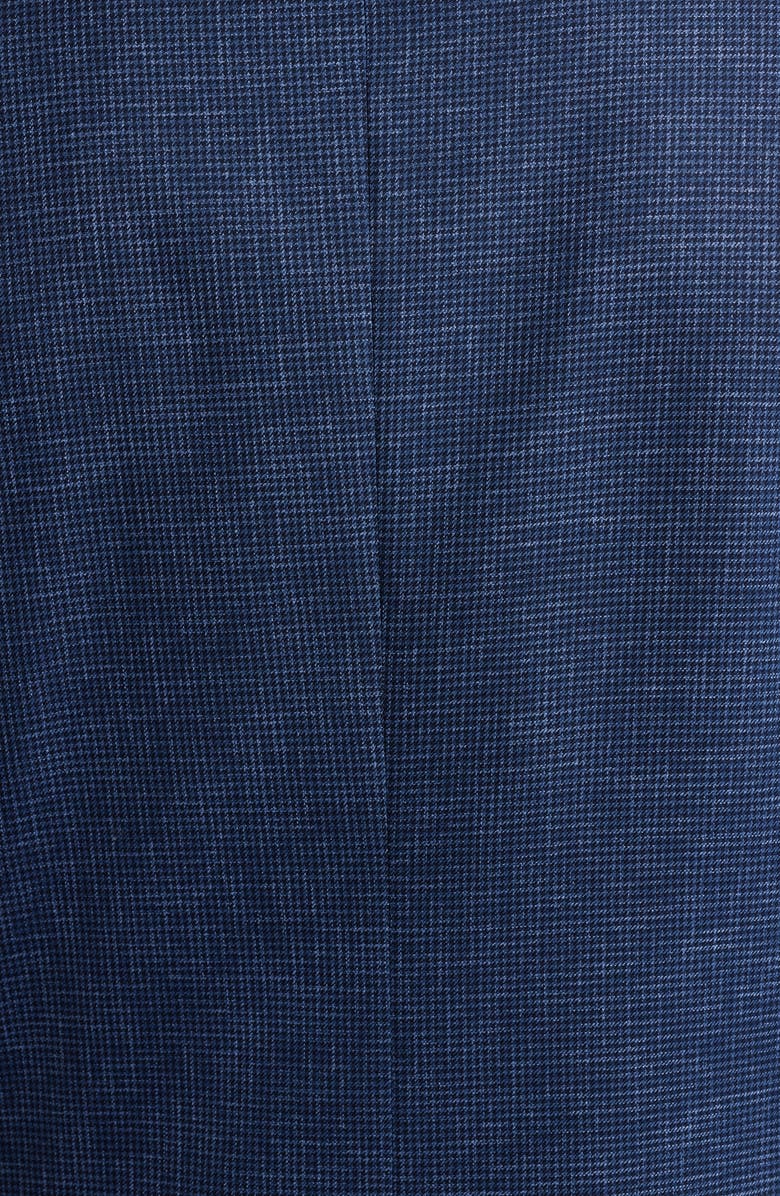 Peter Millar Flynn Classic Fit Blue Microcheck Wool Sport Coat, Alternate, color, Medium Blue