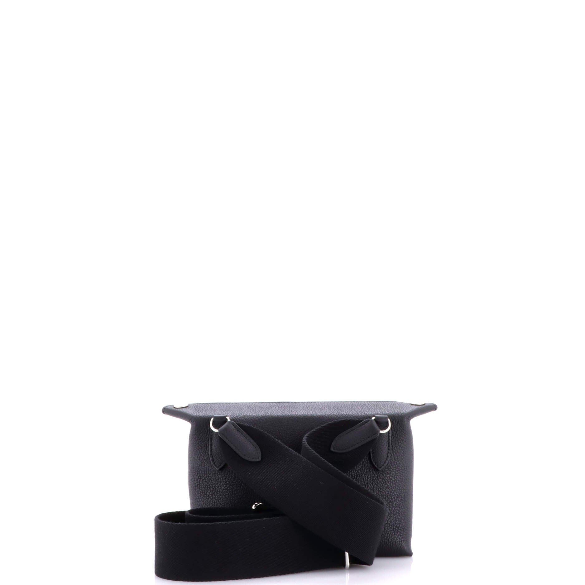 Videpoches Bag Togo, Alternate, color, Noir