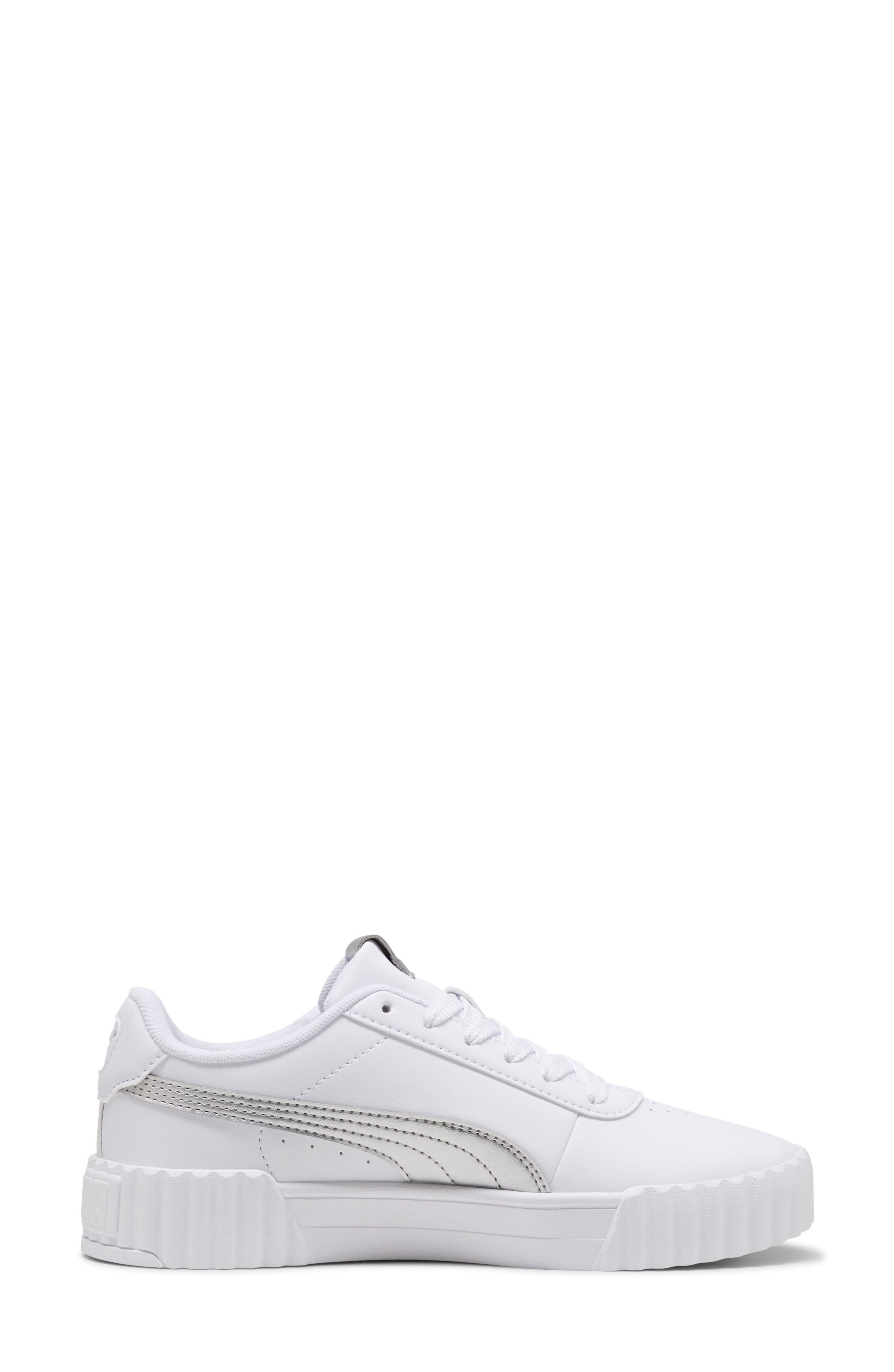 Carina 3.0 Sneaker, Alternate, color, PUMA WHITE/ PUMA SILVER