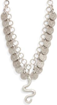 Child of Wild Shahmaran Statement Collar Necklace