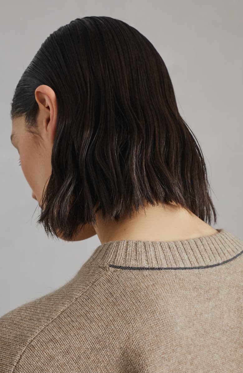 Brunello Cucinelli Cashmere sweater with monili, Alternate, color, 