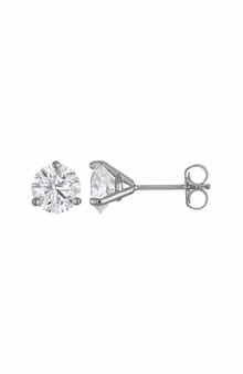 FZN 14K Gold Lab Grown Diamond Stud Earrings
