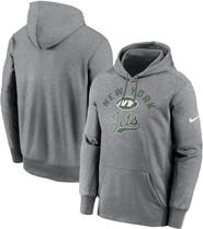 Nike Men's Nike Heather Gray New York Jets Performance Fleece Pullover Hoodie