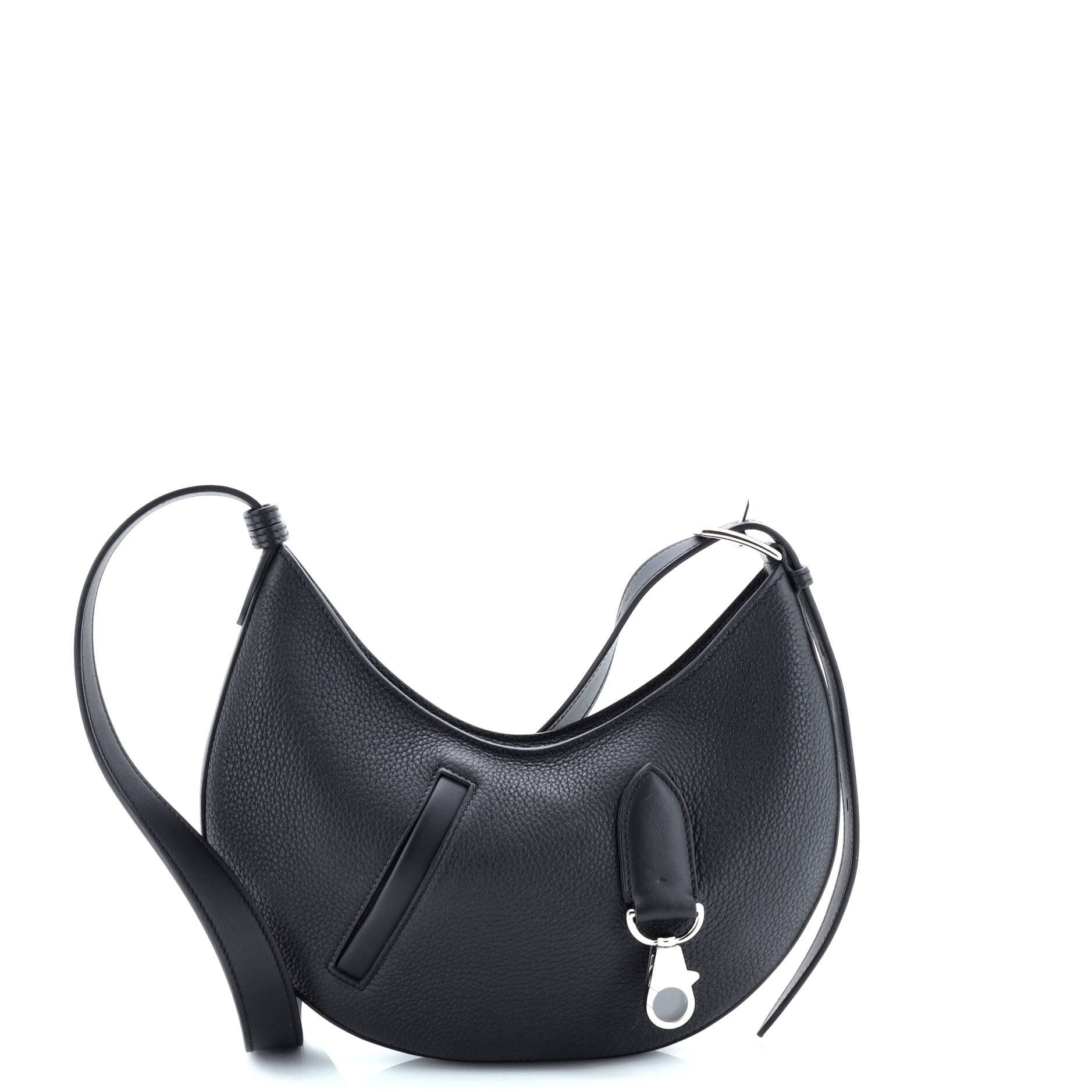 Pre-Owned Hermes Arcon Bag Togo and Swift Petite, Main, color, Noir