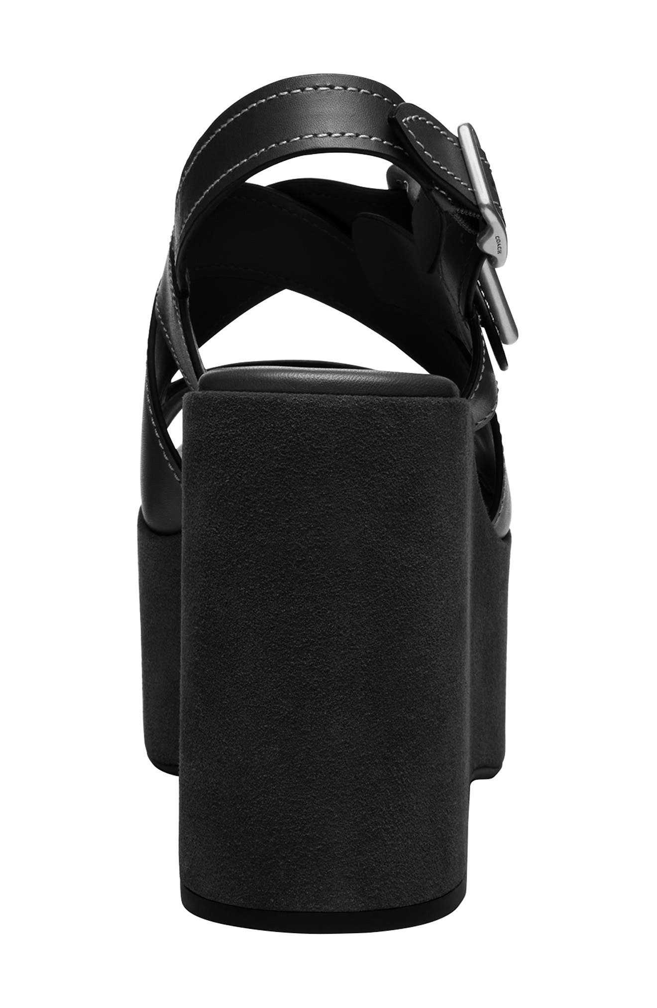 COACH Archival Slingback Platform Wedge Sandal, Alternate, color, 