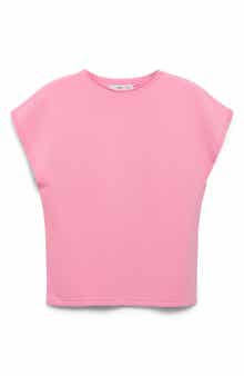 MANGO Cap Sleeve Fine Knit Sweater