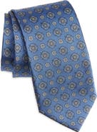 Canali Medallion Silk Jacquard Tie