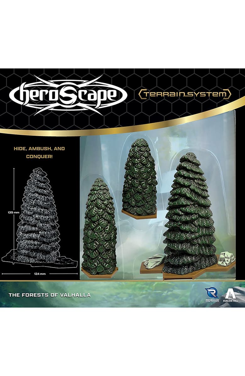 Renegade Game Studios HeroScape, Forests of Valhalla Terrain Expansion, Alternate, color, Multicolored