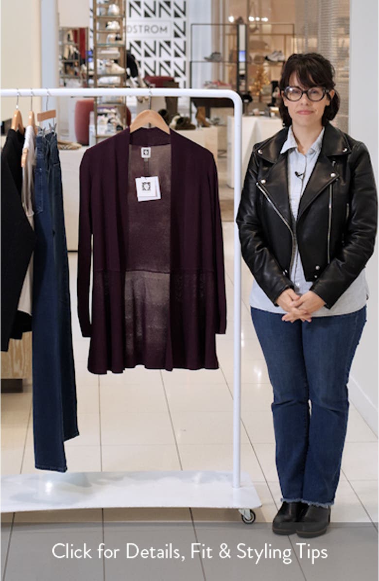 Monterey Peplum Cardigan, sales video thumbnail