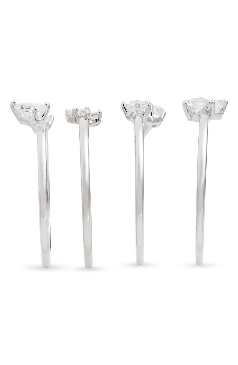 Nadri Asale Celestial Sky Set of 4 Stacking Rings, Alternate, color,