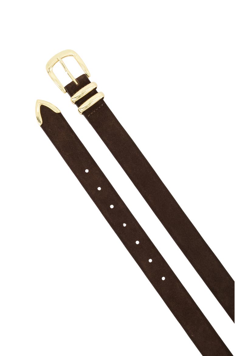 The Jordan Suede Belt, Alternate, color, CORDOVAN