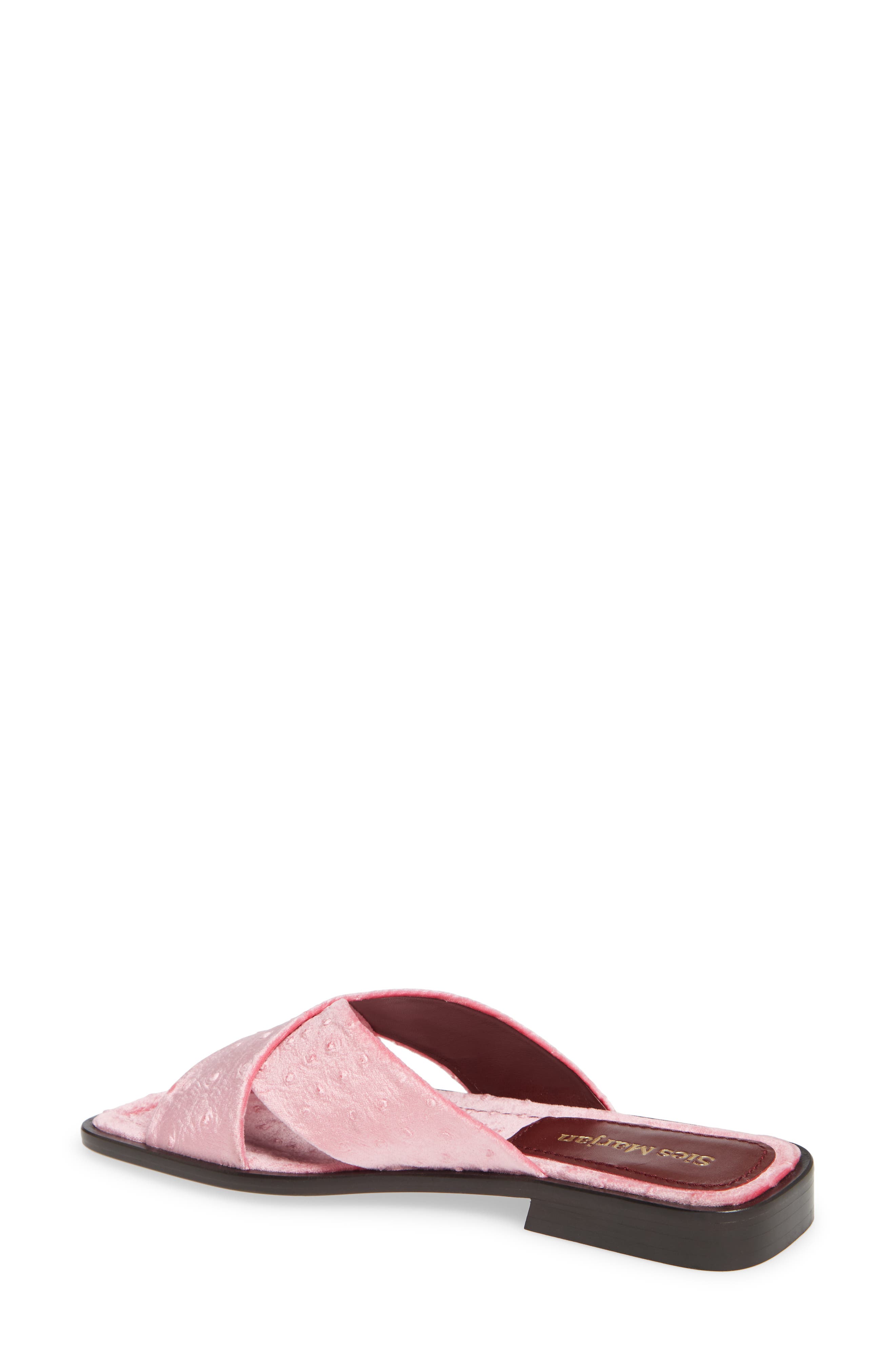 Cassie Cross Strap Slide Sandal, Alternate, color, PINK