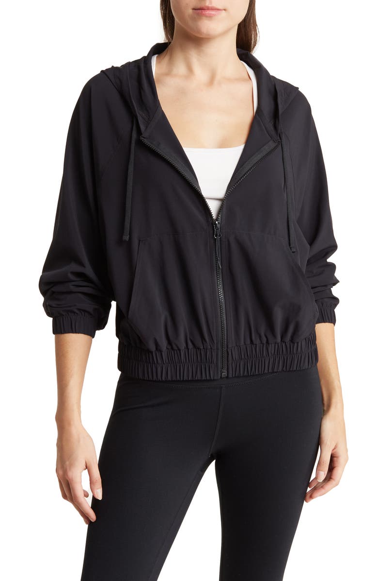 Z by Zella Interval Woven Jacket, Main, color, 