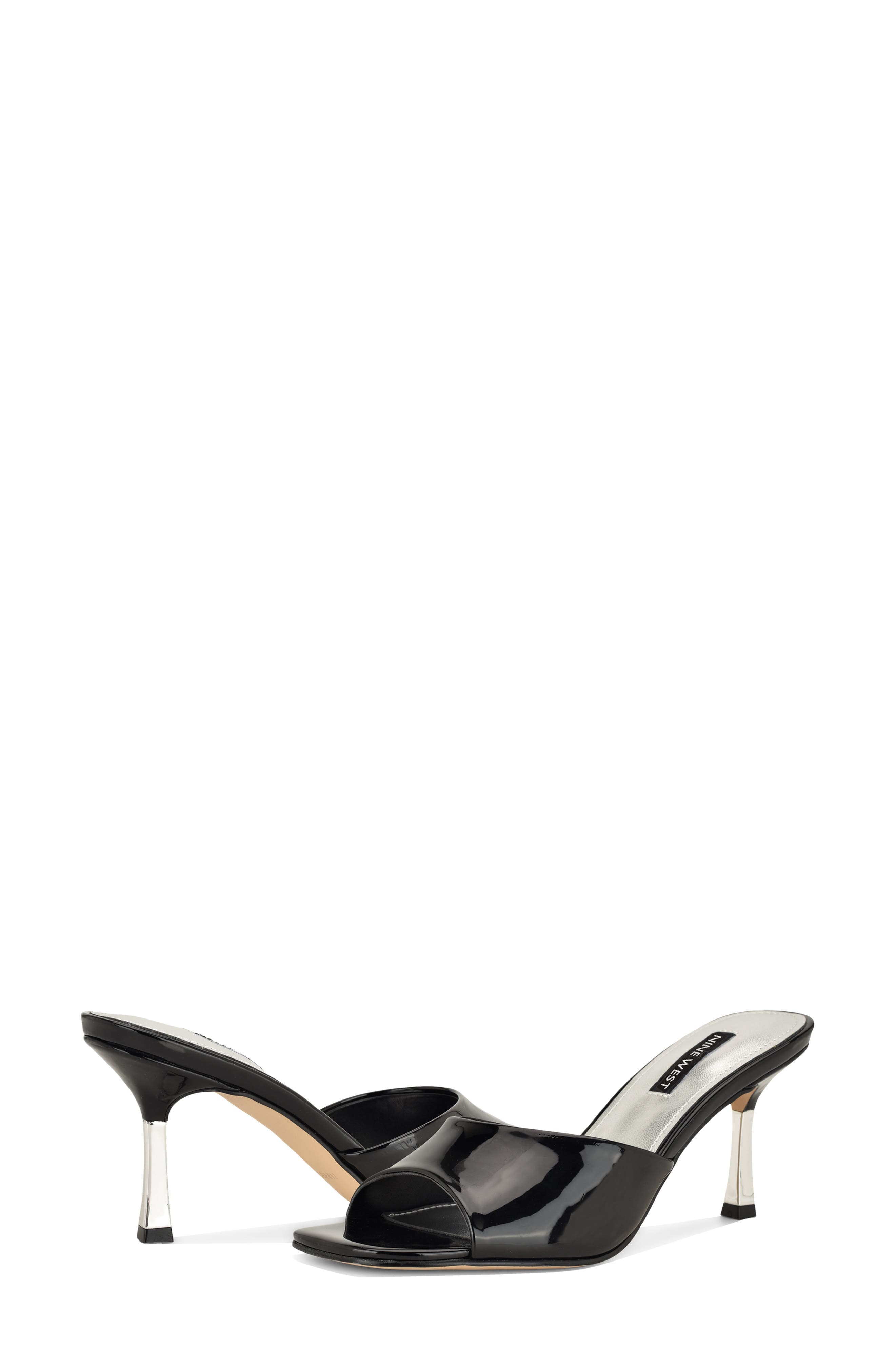 Nine West Lamell Sandal, Alternate, color, Black