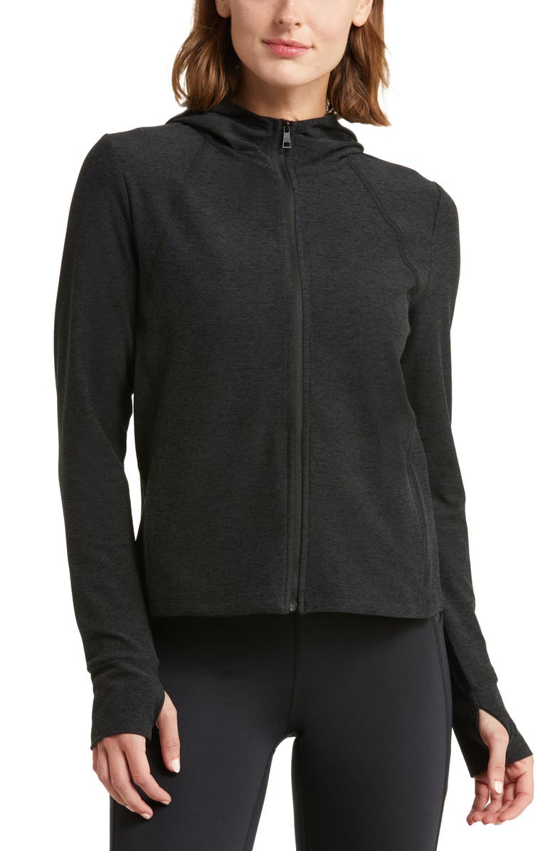 Beyond Yoga High Energy Space Dye Hoodie, Alternate, color, Darkest Night