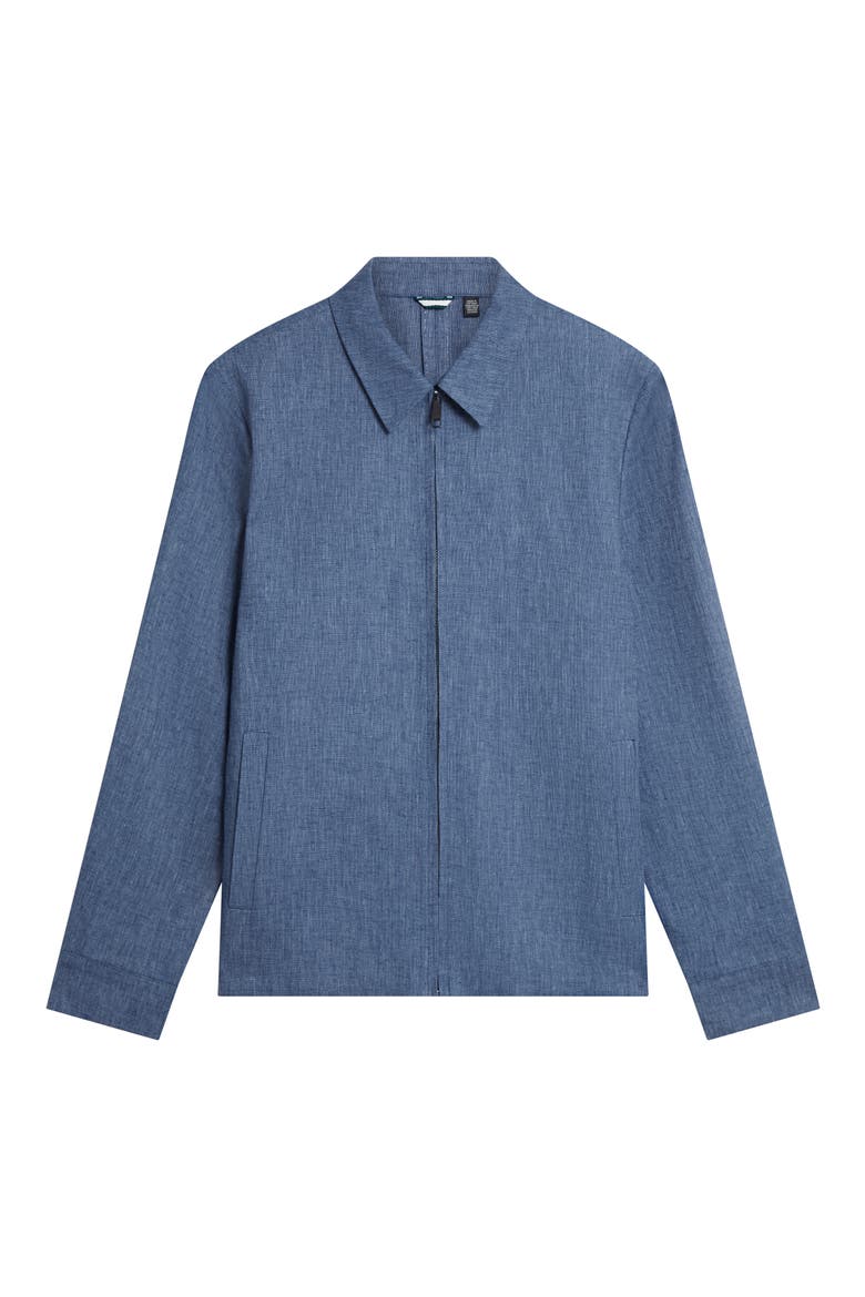 Ashley Linen & Cotton Jacket, Alternate, color, NAVY