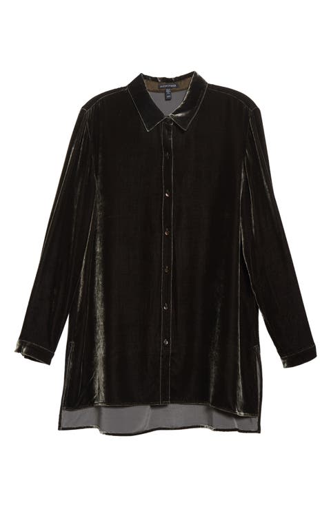 Velvet Tunic Shirt