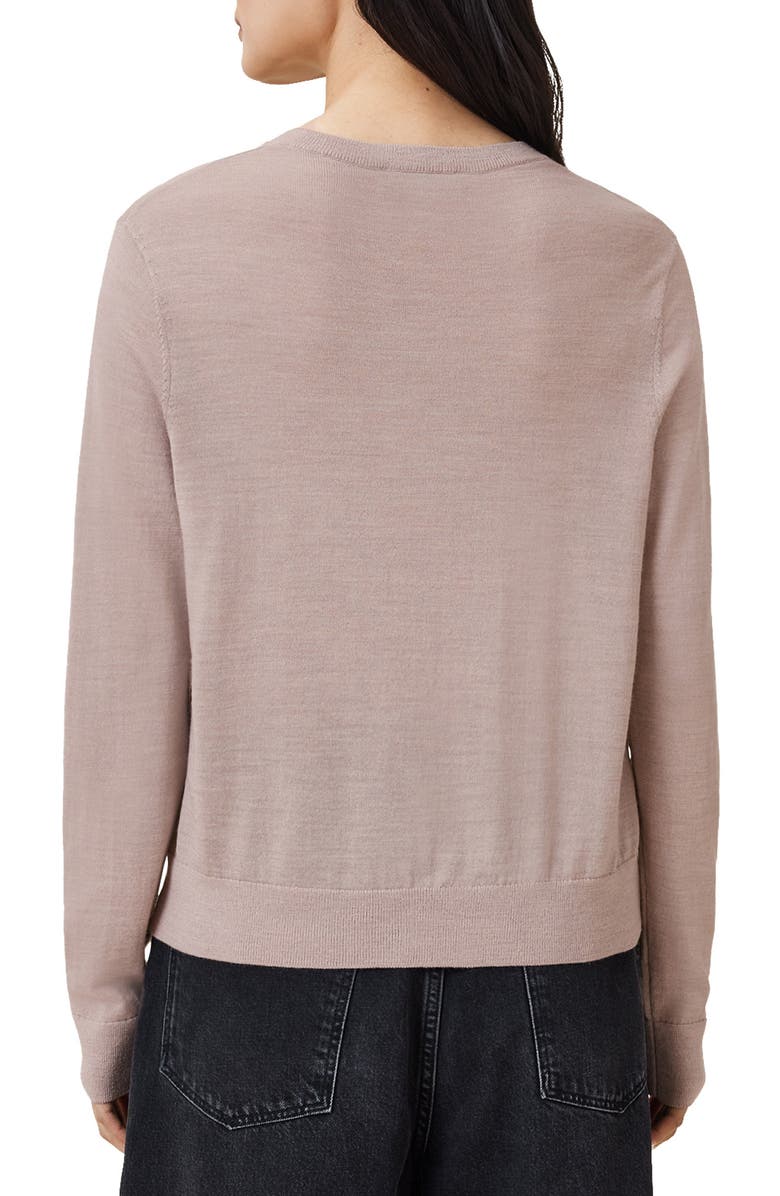 AllSaints Anouk Cardigan, Alternate, color, Dusty Pink