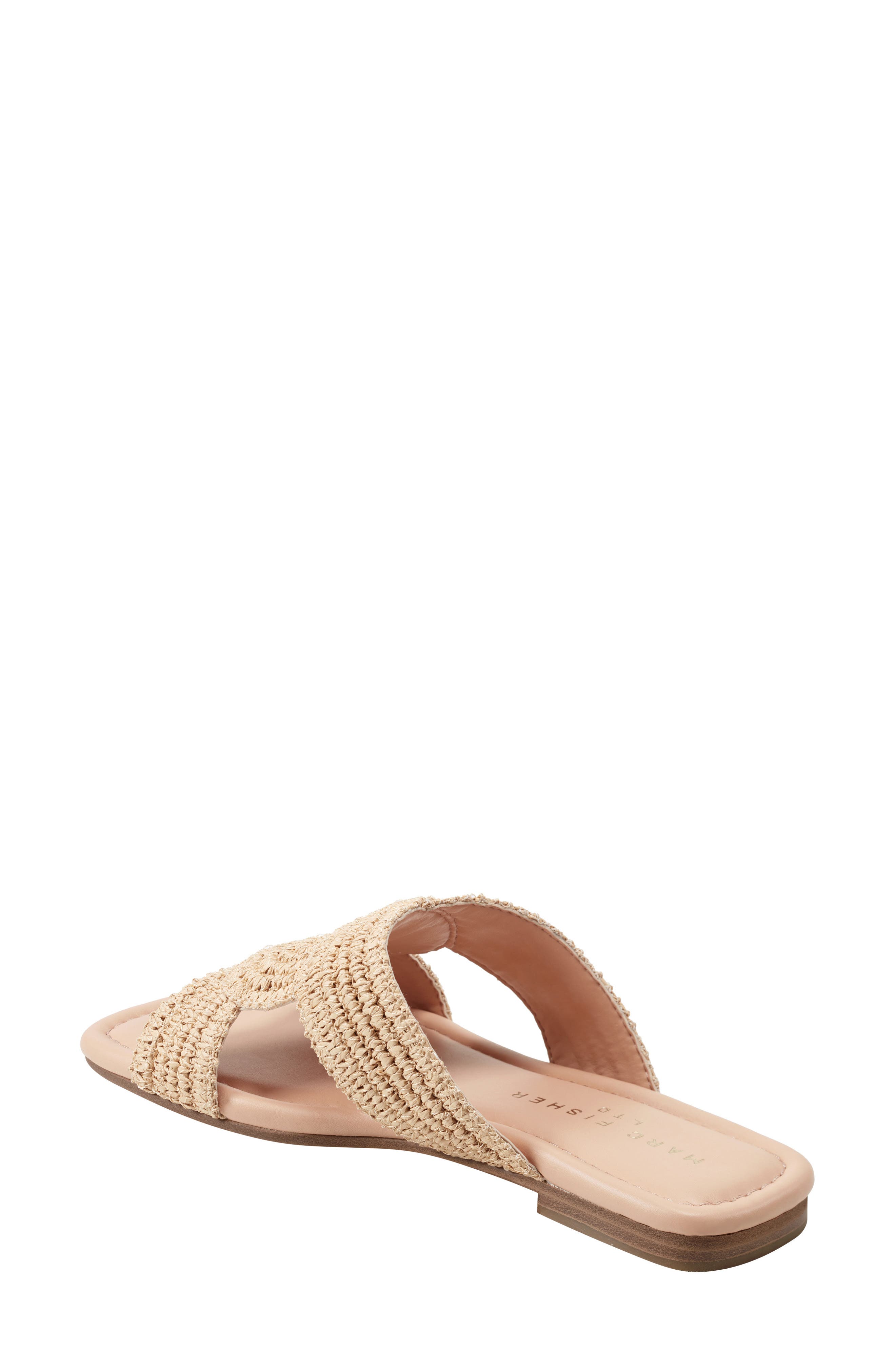Navie Slide Sandal, Alternate, color, NATURAL