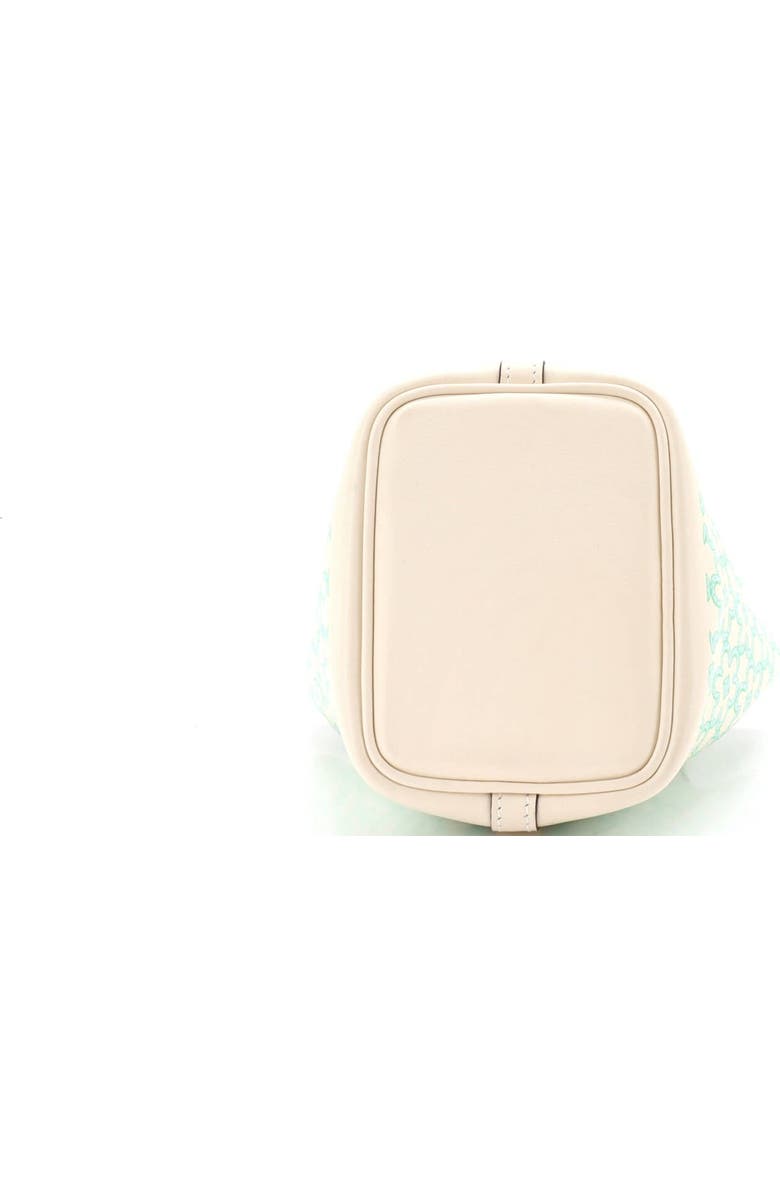 Pre-Owned Hermes Picotin Lock Bag Lucky Daisy Printed Swift Micro, Alternate, color, Nata