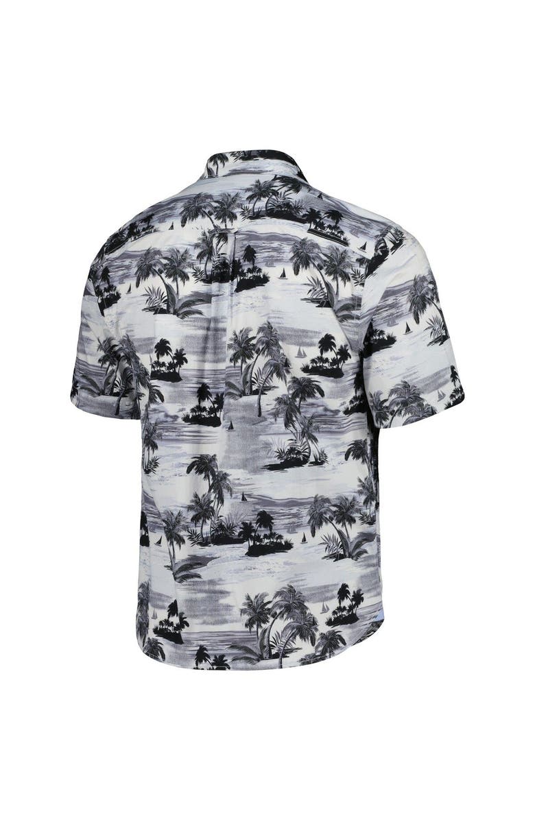 Tommy Bahama Men's Tommy Bahama Black Mississippi State Bulldogs Tropical Horizons Button-Up Shirt, Alternate, color,